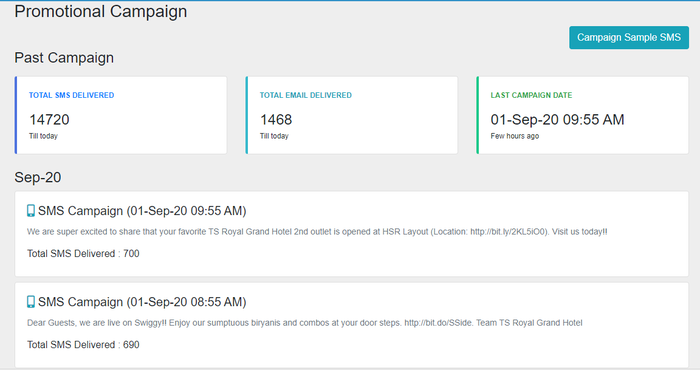 SpeQue CRM Promotional Campaign